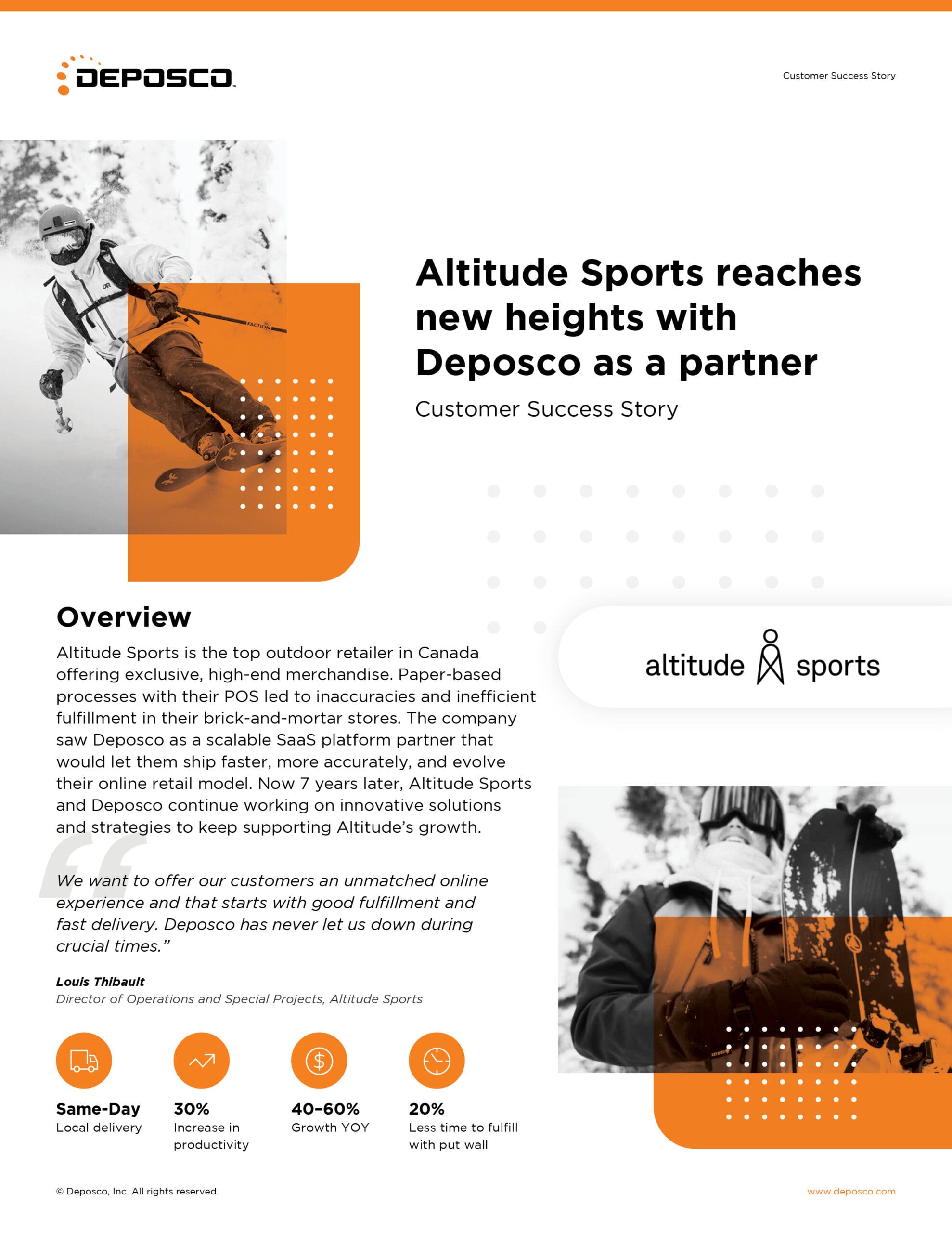 Altitude Sports - Customer Success Story with Deposco
